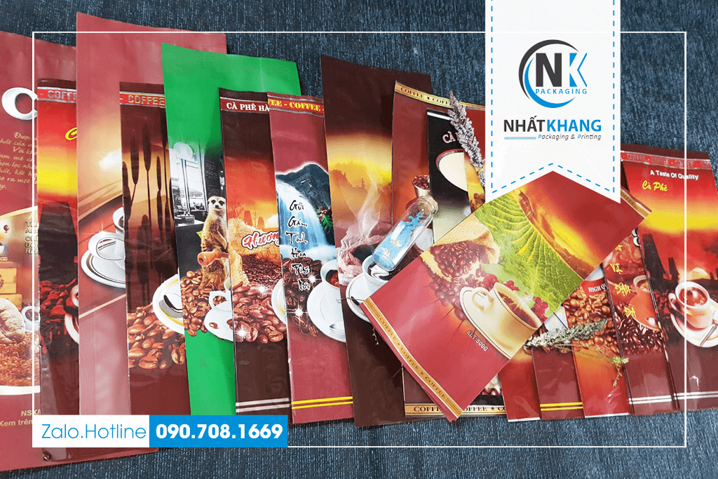 Cty Nhất Khang chuyên cung cấp bao bì cà phê in sẵn giá rẻ, đẹp ngay tại Tp.HCM