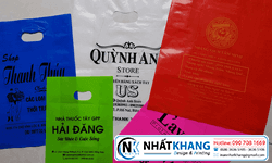 In túi hột xoài PE giá rẻ tại Bình Tân TPHCM, in túi xốp số lượng ít đựng quần áo thời trang cho cửa hàng. LH In Nhất Khang: (028) 3636 5105 - 3636 5106 (Tuyết)