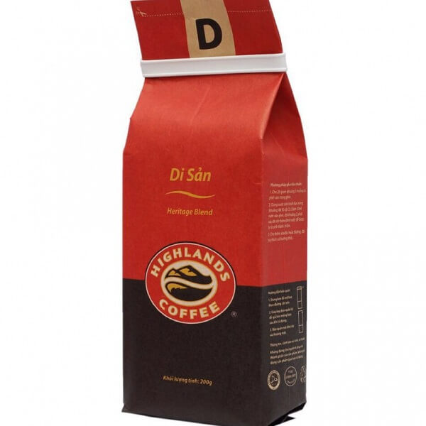 Bao bì giấy Highlands Coffee
