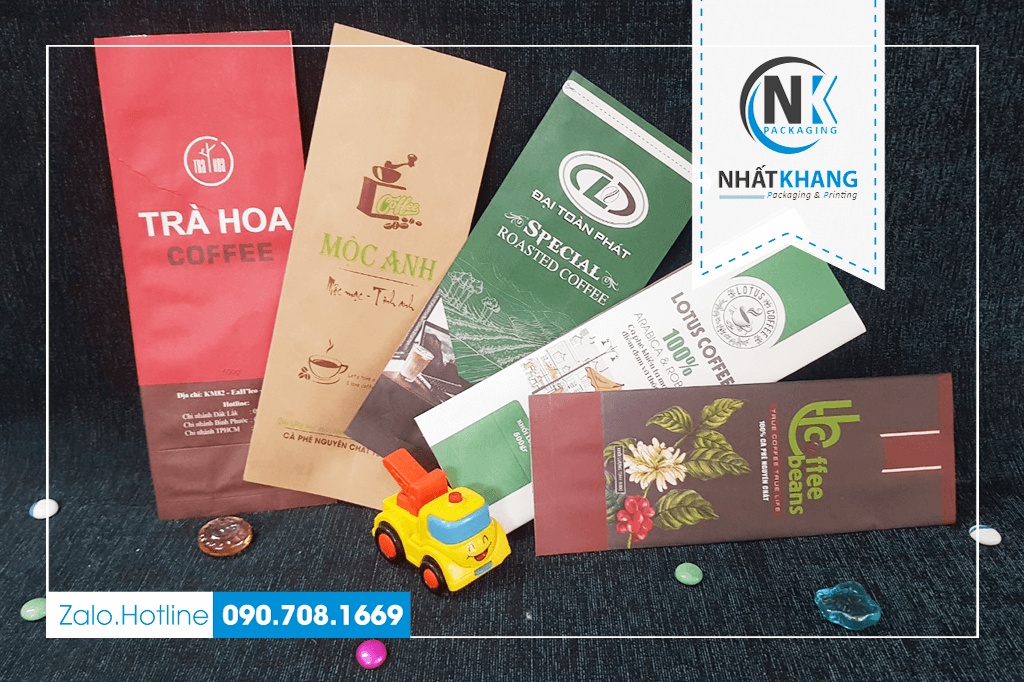 Nhất Khang chuyên cung cấp các loại bao bì, túi cà phê sỉ & lẻ tại Tp.HCM.