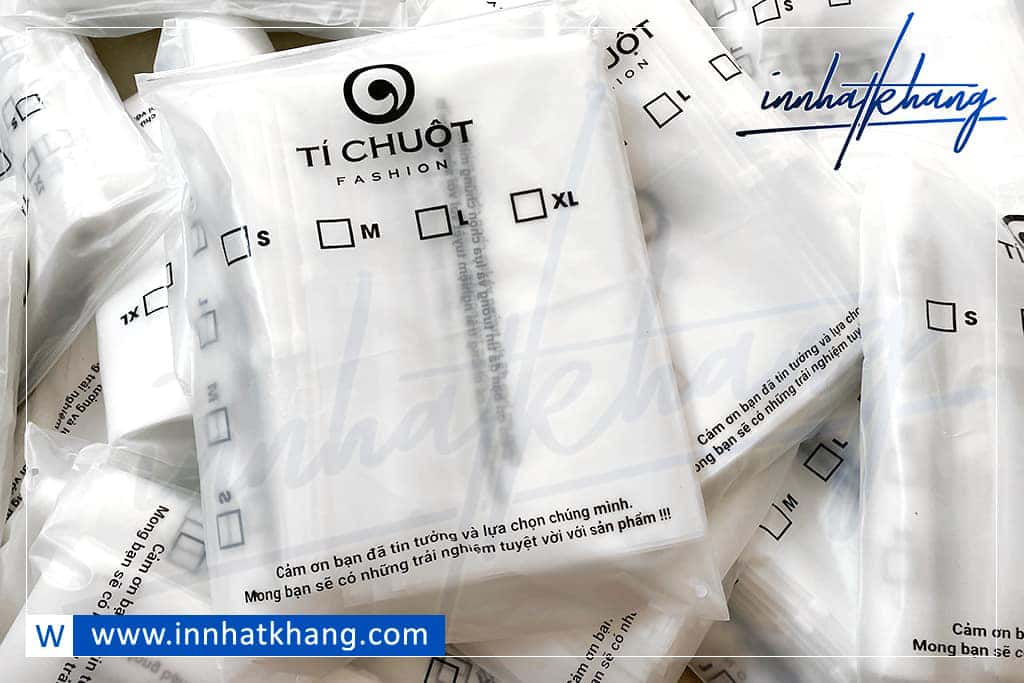 Túi zip đựng quần áo Tí chuột